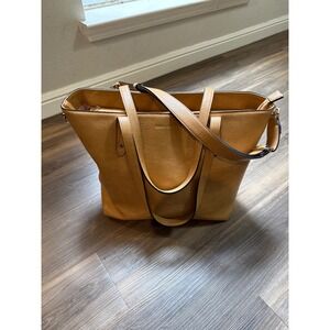 Poppy & Peonies Vegan Leather Go Getter Tote Oversized Travel Work Bag
